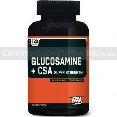 Glucosamine + CSA super strength - 120 таб