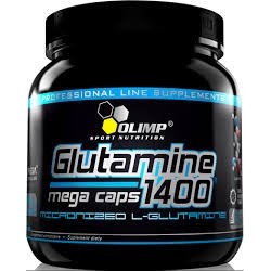 Glutamine 1400 mega caps 300 капс