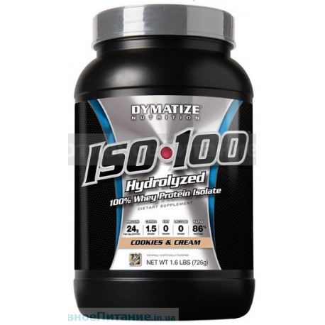 ISO 100 Hydrolyzed 726 г