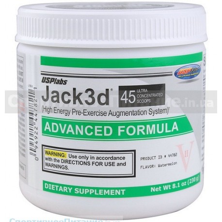 Jack3d ADVANCED FORMULA (240 g) 45 порций