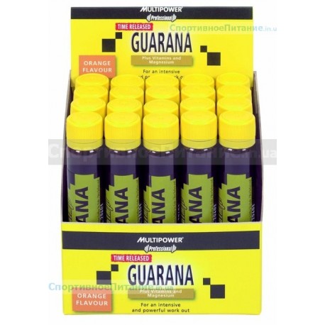 Professional Guarana ampules 20 x 25 мл - апельсин