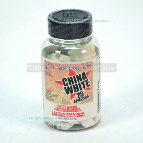 China White 25 Ephedra 100 таб