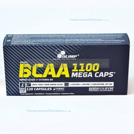 BCAA Mega Caps 1100 120 капс