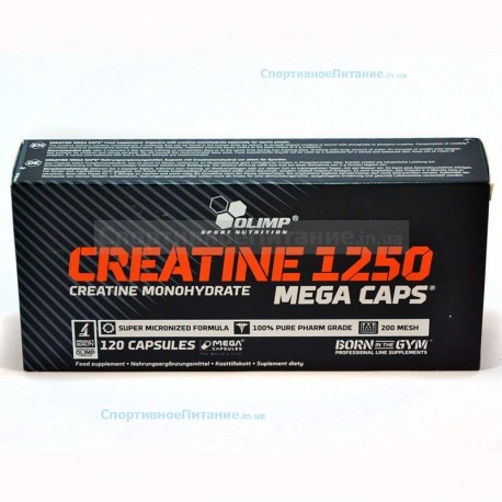 Creatine 1250 mega caps 120 капс