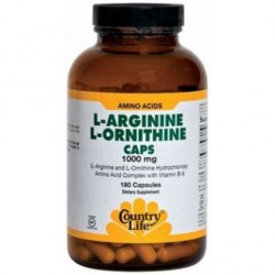 L-ARGININE, L-ORNITHINE 180 капсул