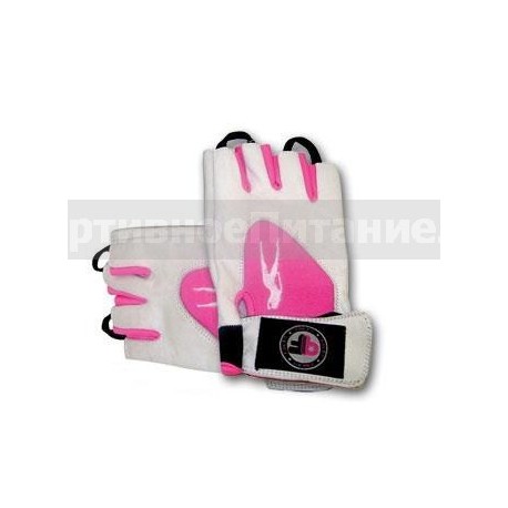 Pink Fit Gloves white-pink