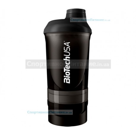 Шейкер Wave + 3 in 1 Black 500 мл