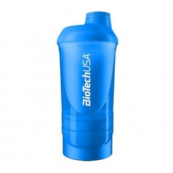 Шейкер Wave + 3 in 1 Schocking Blue 500 мл
