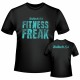 T-Shirt Fitness Freak black