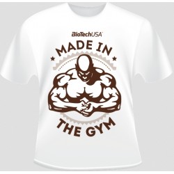 T-Shirt Made in the Gym white