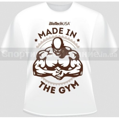 T-Shirt Made in the Gym white