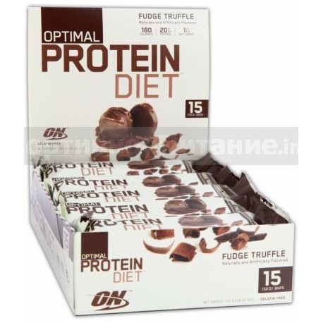 Optimal Protein Diet Bar коробка 15 штук