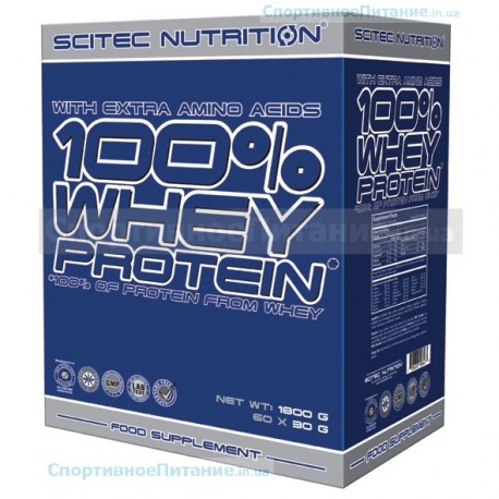 100% Whey Protein 60x30 пакетов
