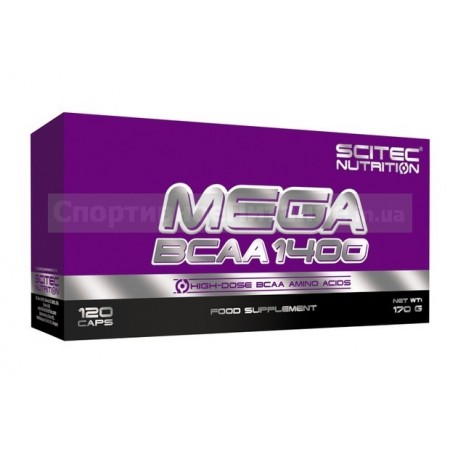 Mega BCAA 1400 120 капс