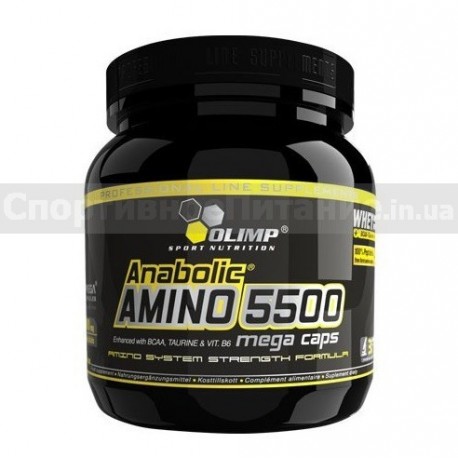 Anabolic Amino 5500 mega caps 180 капс
