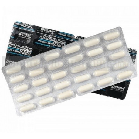 Glutamine 1400 mega caps 30 капс
