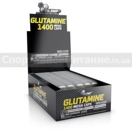 Glutamine 1400 mega caps 30x30 капс