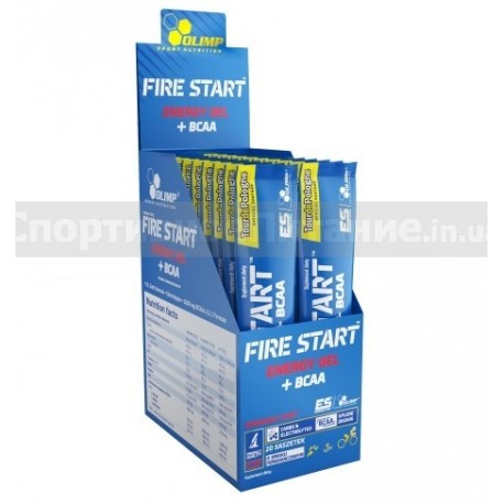 Fire Start Energy Gel + BCAA 20 пак