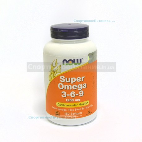 Super Omega 3-6-9 1200 мг 180 Softgels