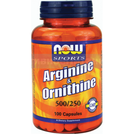Arginine & Ornithine 500/250 mg 100 капс