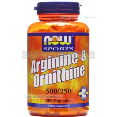Arginine & Ornithine 500/250 mg 250 капс
