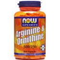 Arginine & Ornithine 500/250 mg 250 капс