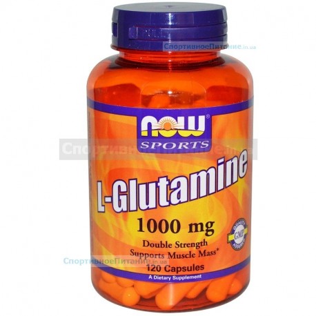 L-Glutamine Double Strength 1000 mg 120 капс