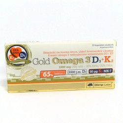 Gold Omega 3 D3+K2 30 капс