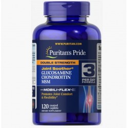 Double Strength Glucosamine, Chondroitin & MSM Joint Soother 120 таб
