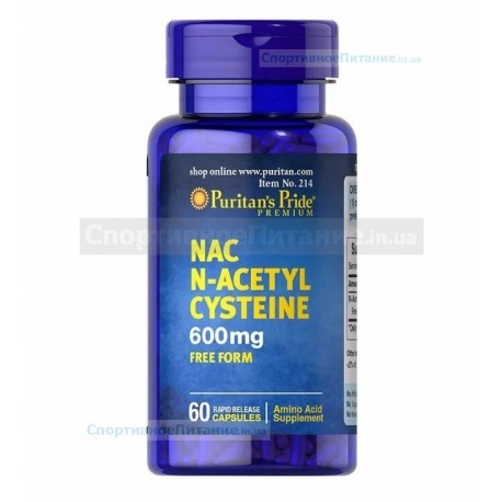 N-Acetyl Cysteine (NAC) 600 mg 60 капс