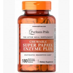Chewable Super Papaya Enzyme Plus 180 жев.таб