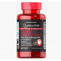 Maximum Strength Triple Omega 3-6-9 Fish, Flax & Borage Oils 60 капс