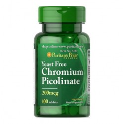 Chromium Polynicotinate 200 mcg Yeast Free 100 вег.таб