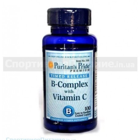 B-Complex with Vitamin C Time 100 таб