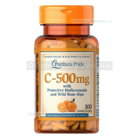 C-500mg with Protective Bioflavonoids and Rose Hips 100 таб