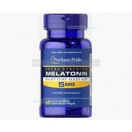 Extra Strength Melatonin 5mg 60 таб