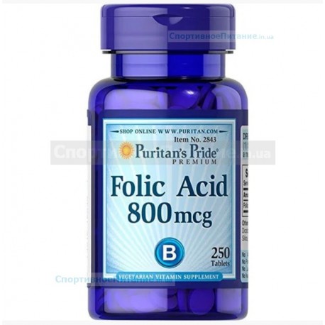 Folic Acid 800 mcg 250 таб