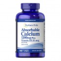 Absorbable Calcium 1200 mg Plus Vitamin D3 25 mcg 100 капс