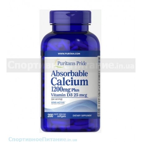 Absorbable Calcium Plus Vitamin D-3 100 капс