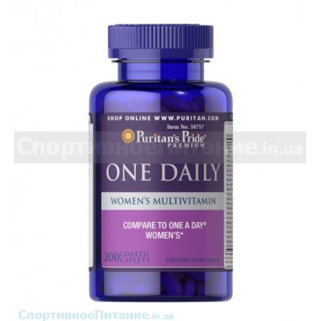 One Daily Women's Multivitamin with Zinc 200 таб