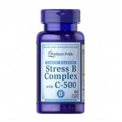 Stress Vitamin B-Complex with Vitamin C-500 Timed Release 60 капс