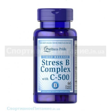Stress Vitamin B-Complex with Vitamin C-500 Timed Release 60 капс