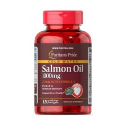Omega-3 Salmon Oil 1000 mg (210 mg Active Omega-3) 120 капс