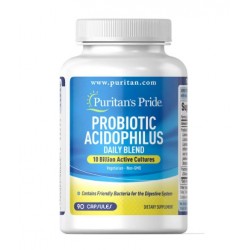 Probiotic Acidophilus Daily Blend 10 Billion Active Cultures 90 капс