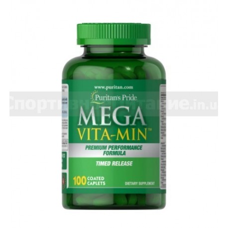 Mega Vita-Min™ Multivitamin Timed Release 100 капс