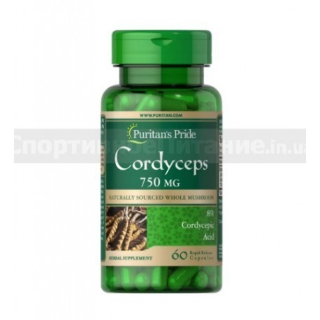 Cordyceps Mushroom 750 mg 60 капс