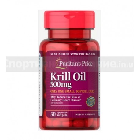 Red Krill Oil 500 mg (86 mg Active Omega-3) 30 капс