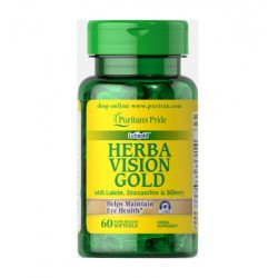 Herbavision Gold with Lutein, Bilberry and Zeaxanthin 60 капс