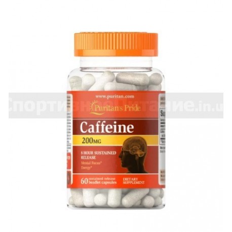 Caffeine 200 mg 8-Hour Sustained Release 60 капс