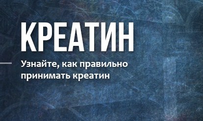 Рекомендации по приёму креатина